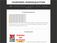 Tablet Screenshot of colorunner.com